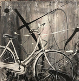 Bike on Grey - Abstract